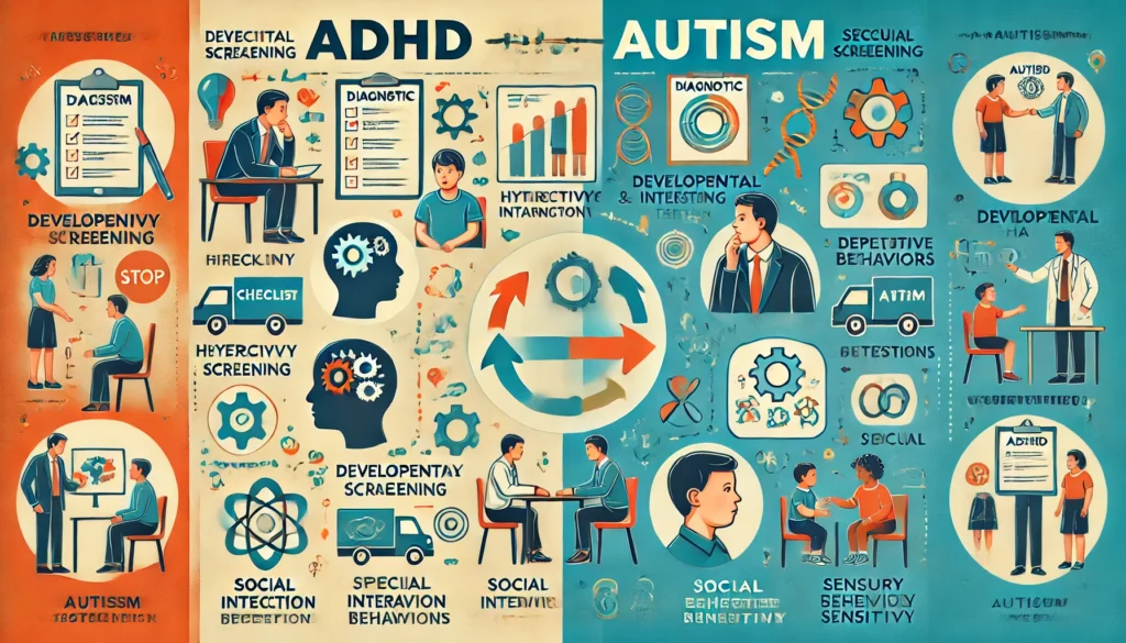 How Are ADHD and Autism Diagnosed Differently?