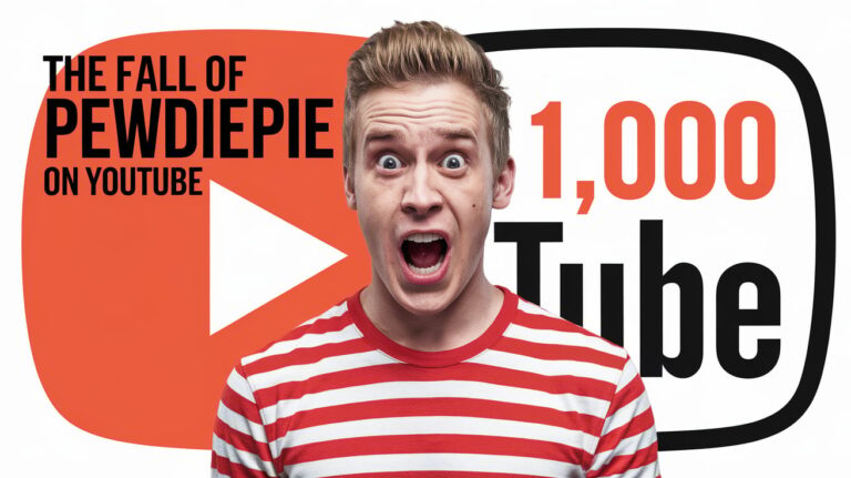 The Fall of PewDiePie on YouTube
