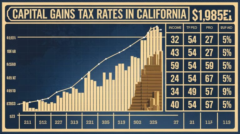 what is the tax rate on capital gains in california